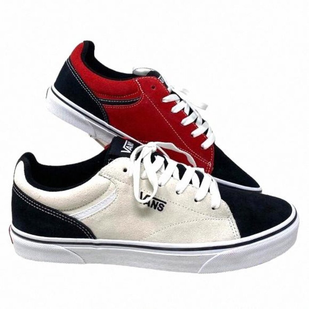 VANS Seldan Women Shoe Sneakers Rally Suede Red Black VN0A5HTZBA2 Casual Top Low